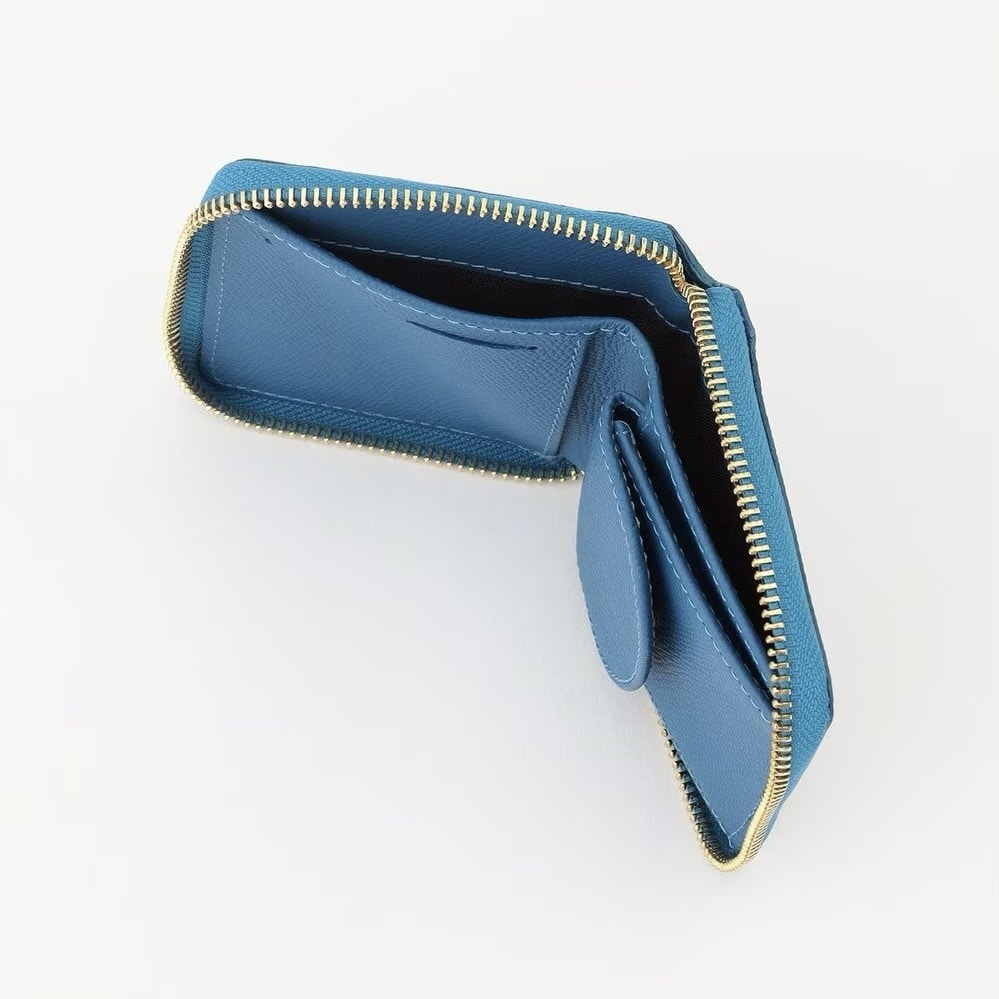 Emboss Wallet ブルー F