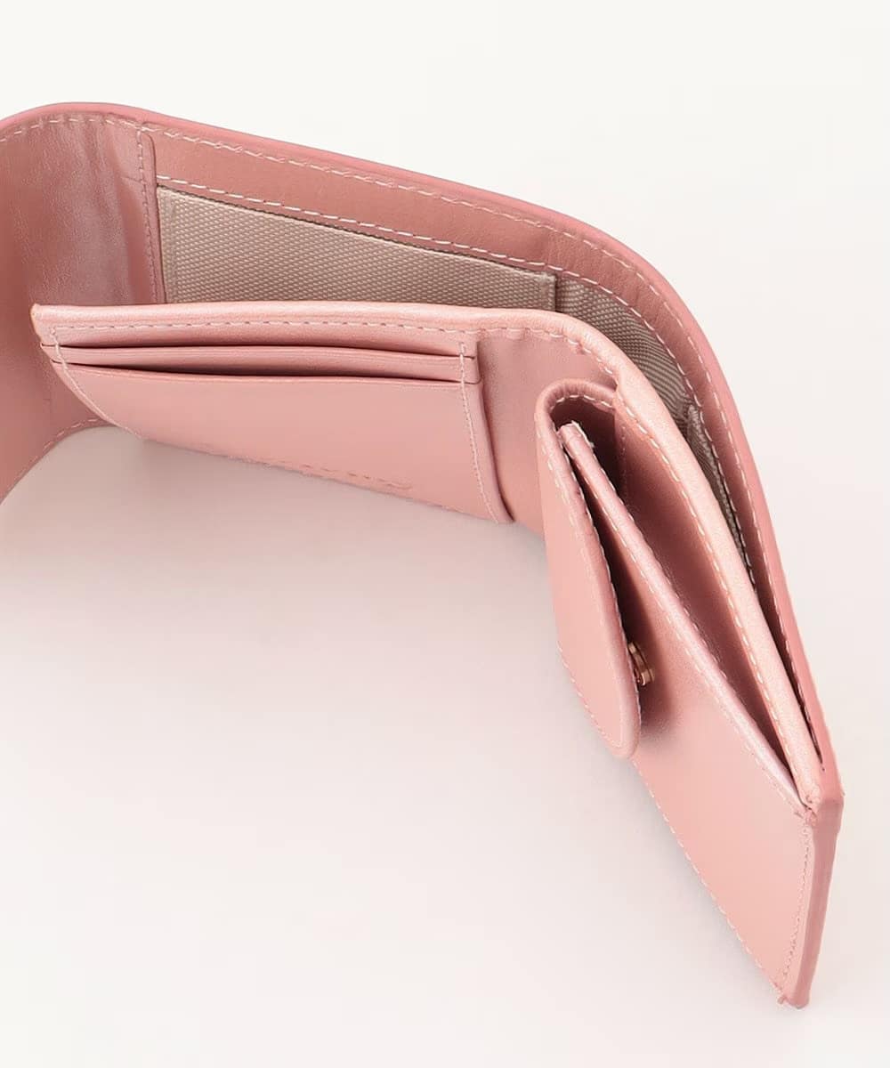 Stand wallet3 ピンクゴールド F