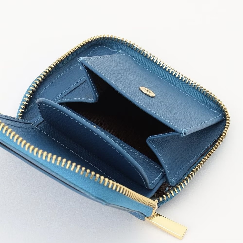 Emboss Wallet ブルー F