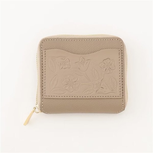 Emboss Wallet グレージュ F