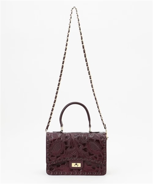 HandleChainBag ボルドー F