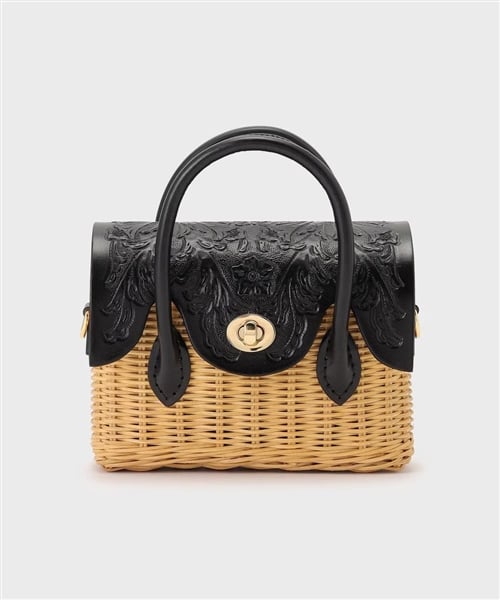 Micro RattanBag ブラック F