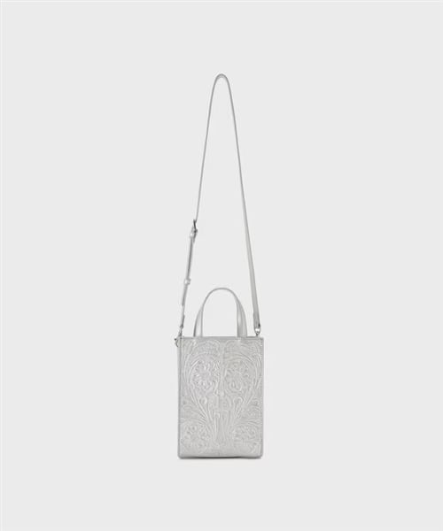 ShoulderMiniBag シルバー F