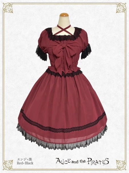 スリーピングシフォンワンピース（エンジ） エンジ