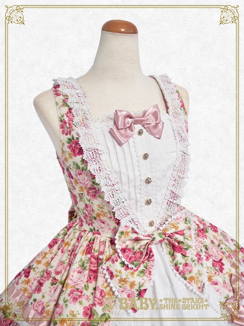 Floral Gardenia ジャンパースカート（生成）