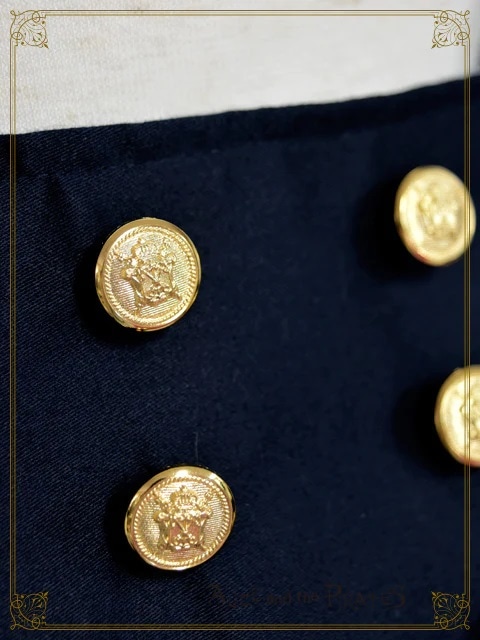 バックリボンプリーツスカート（紺） 紺