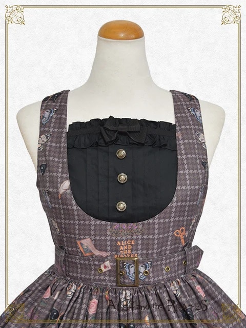 Dual face～phantom and truth～柄ジャンパースカートⅠ（グレー  