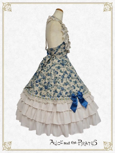 Mon favori champ de fleurs ジャンパースカート（ブルーローズ） ブルーローズ