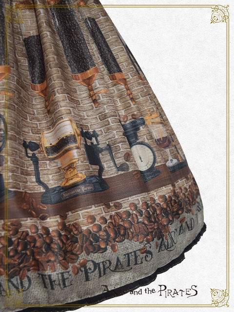 Fleeting morments ～月下の不思議な珈琲店～柄 ジャンパースカートⅠ（クロ） クロ