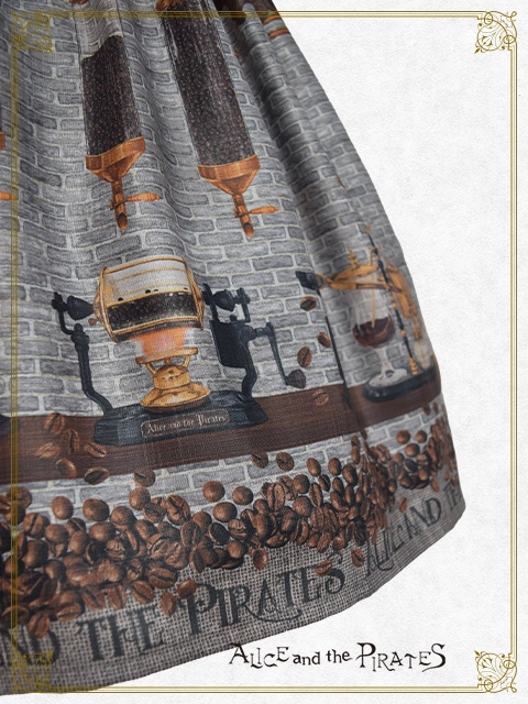 Fleeting morments ～月下の不思議な珈琲店～柄 ジャンパースカートⅡ（グリーン） グリーン