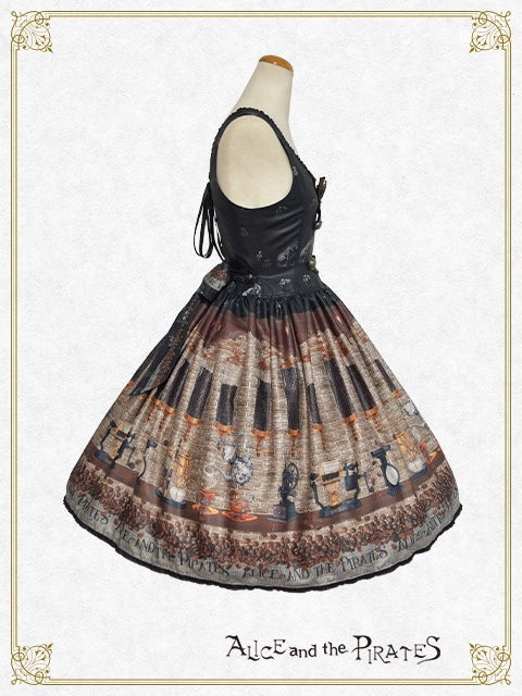 Fleeting morments ～月下の不思議な珈琲店～柄 ジャンパースカートⅠ（クロ） クロ