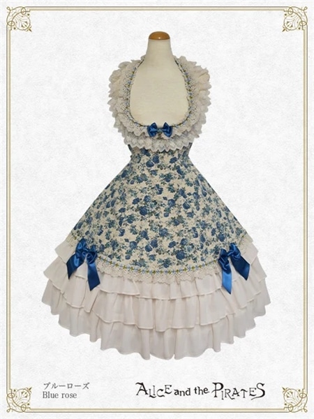 Mon favori champ de fleurs ジャンパースカート（ブルーローズ） ブルーローズ