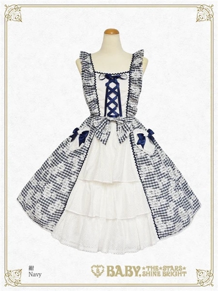 Fragrant Floral Menuet ジャンパースカート（紺） 紺