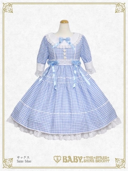 シャーメインワンピース（サックス） サックス