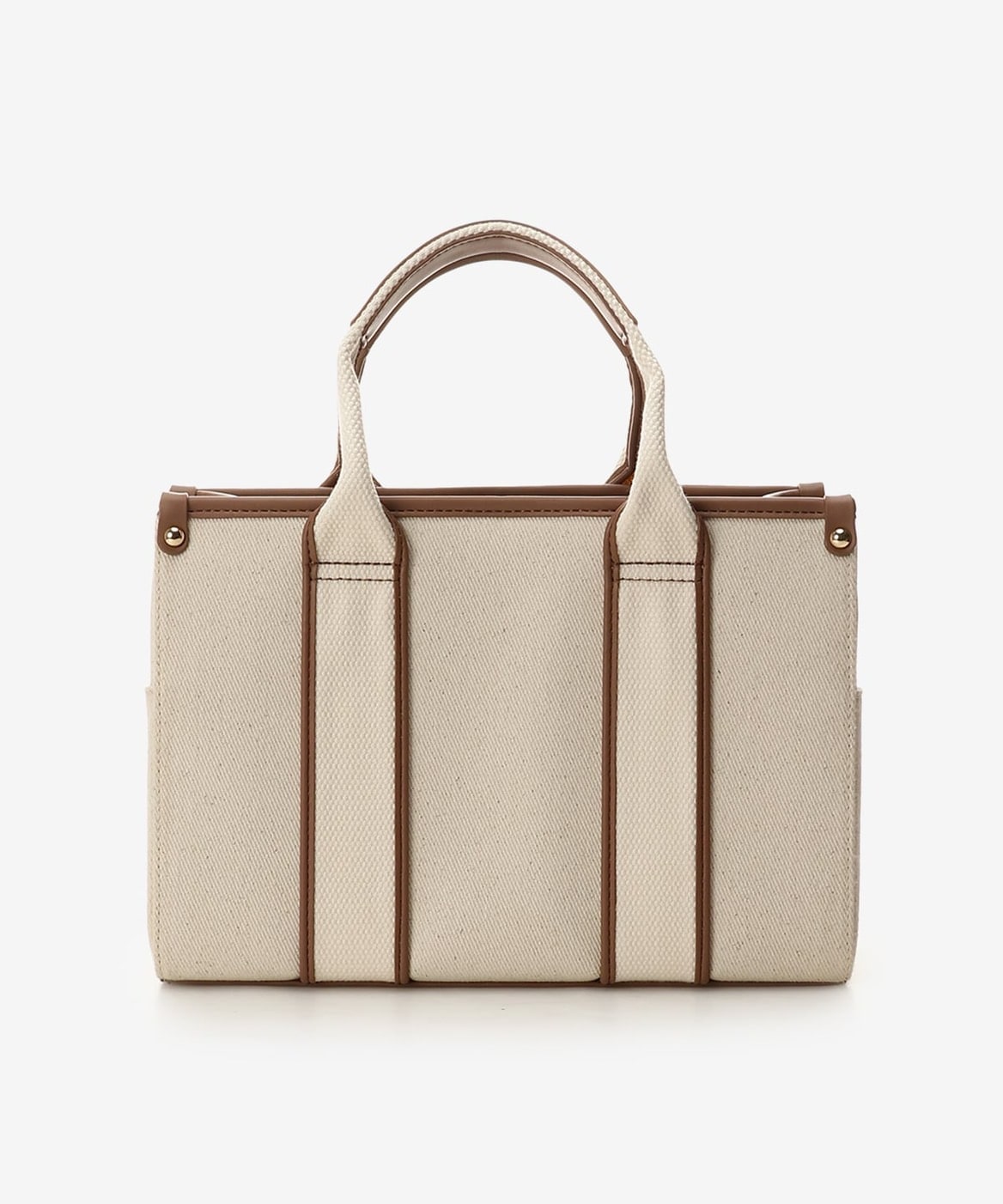 ロゴテープキャンバストートバッグ（小） オフホワイト