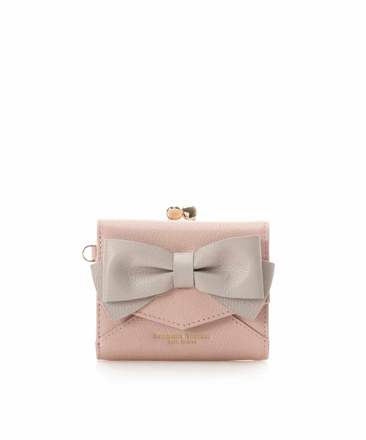 ビックリボン折財布