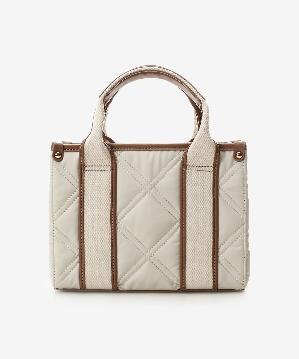 ロゴテープキルティングトートバッグ（ミニ）