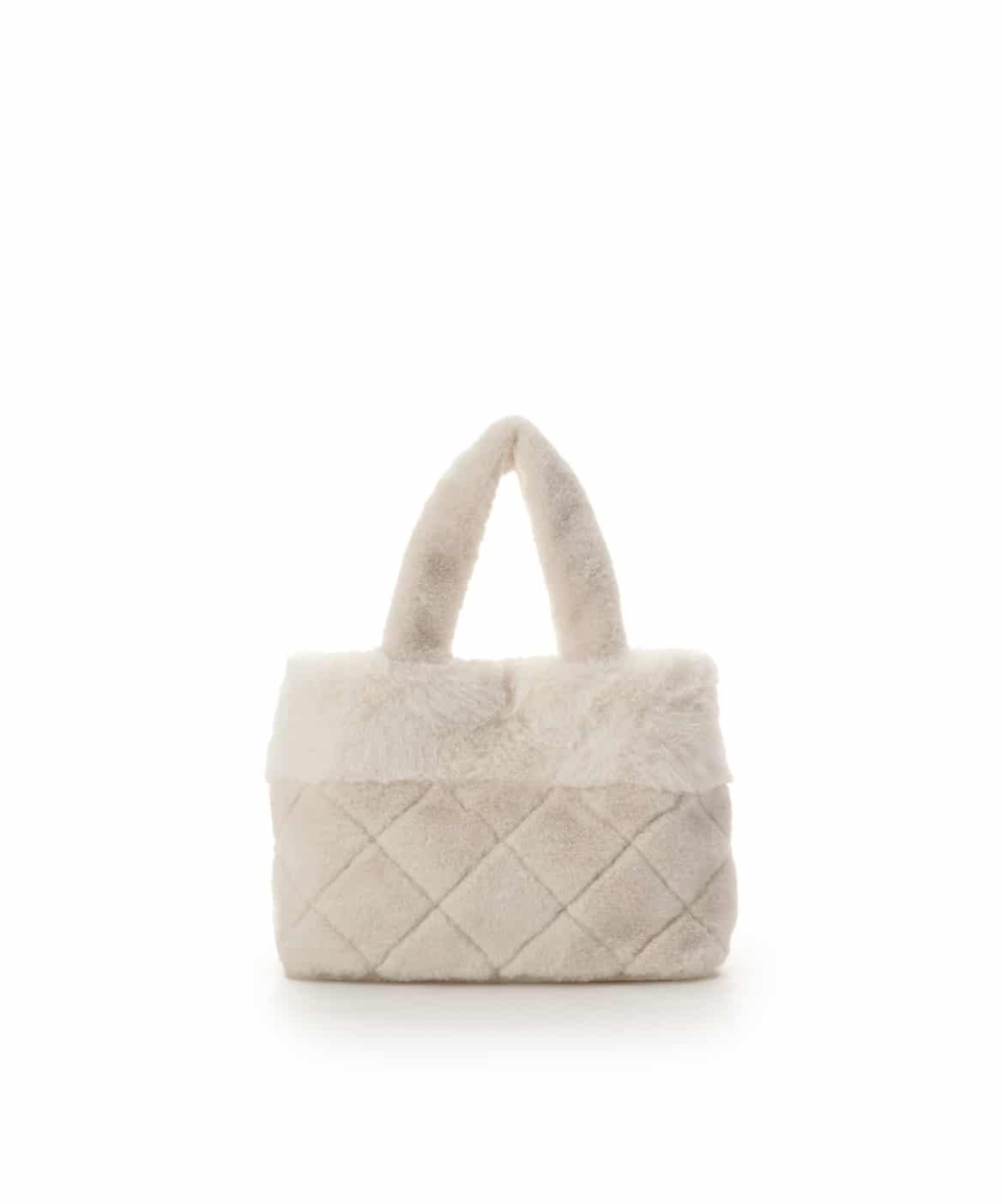 キルティングファーバッグ