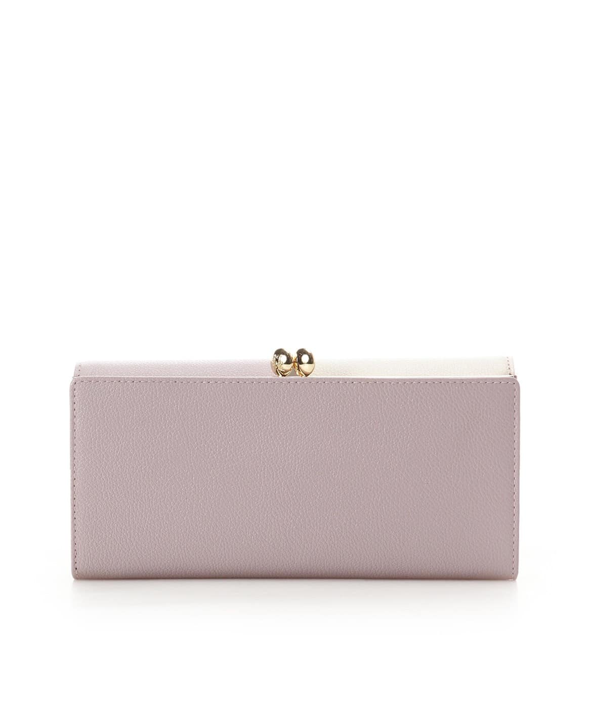 バイカラーフロントベルト 長財布