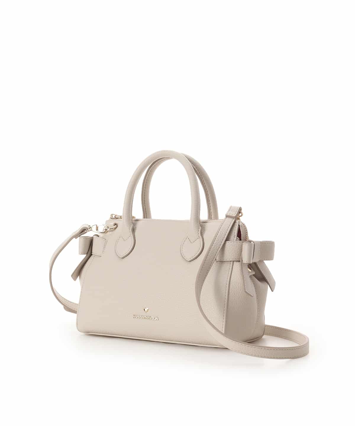 スクエアリボンハンドバッグ