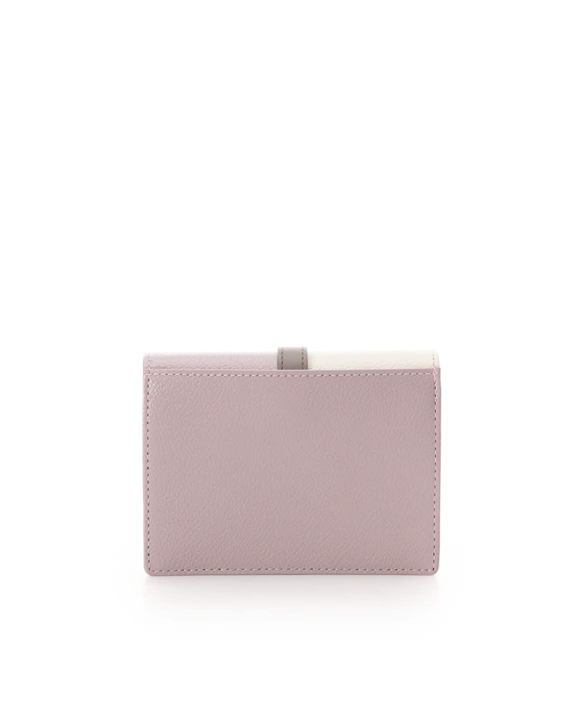 バイカラーフロントベルト 二つ折り財布