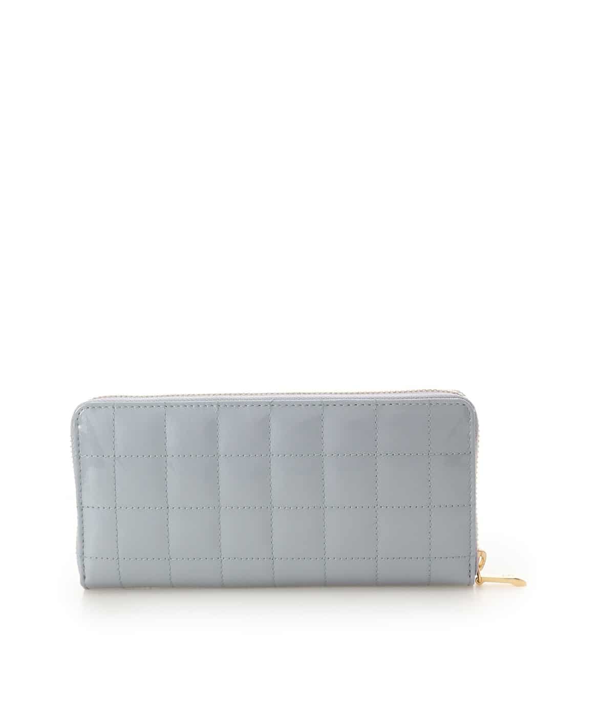 エナメルキルティング 長財布