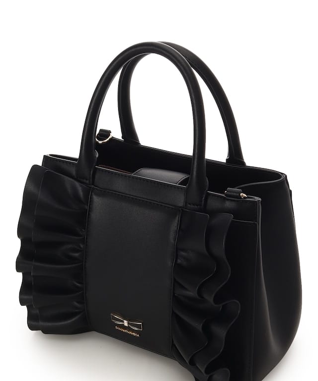 フリルリボンハンドバッグ