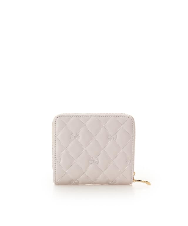 リボンキルト 折財布