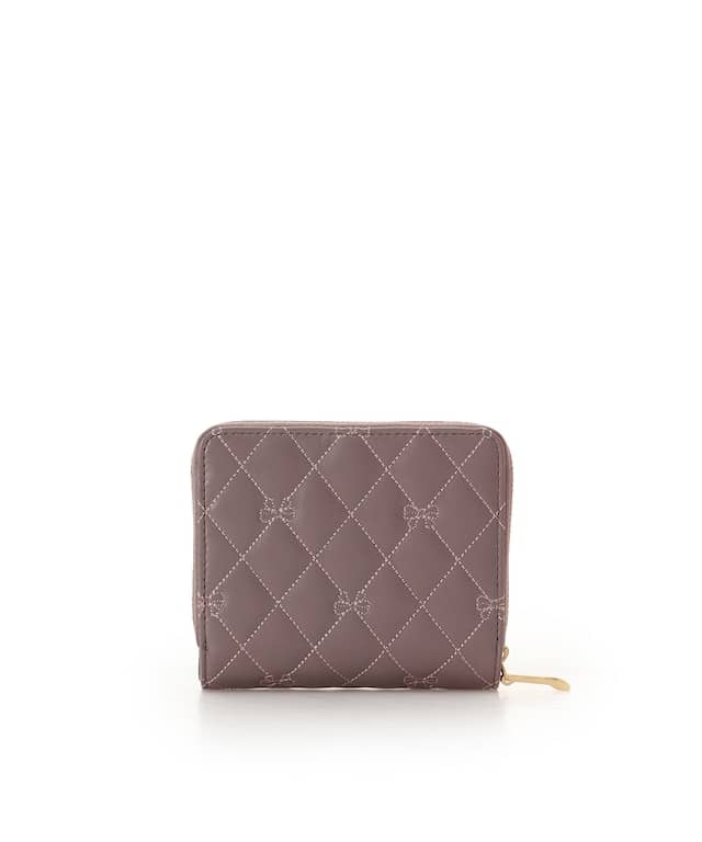 リボンキルト 折財布