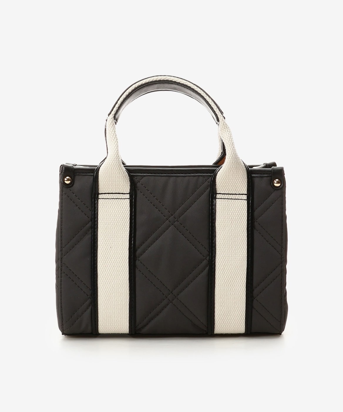 ロゴテープキルティングトートバッグ（ミニ）