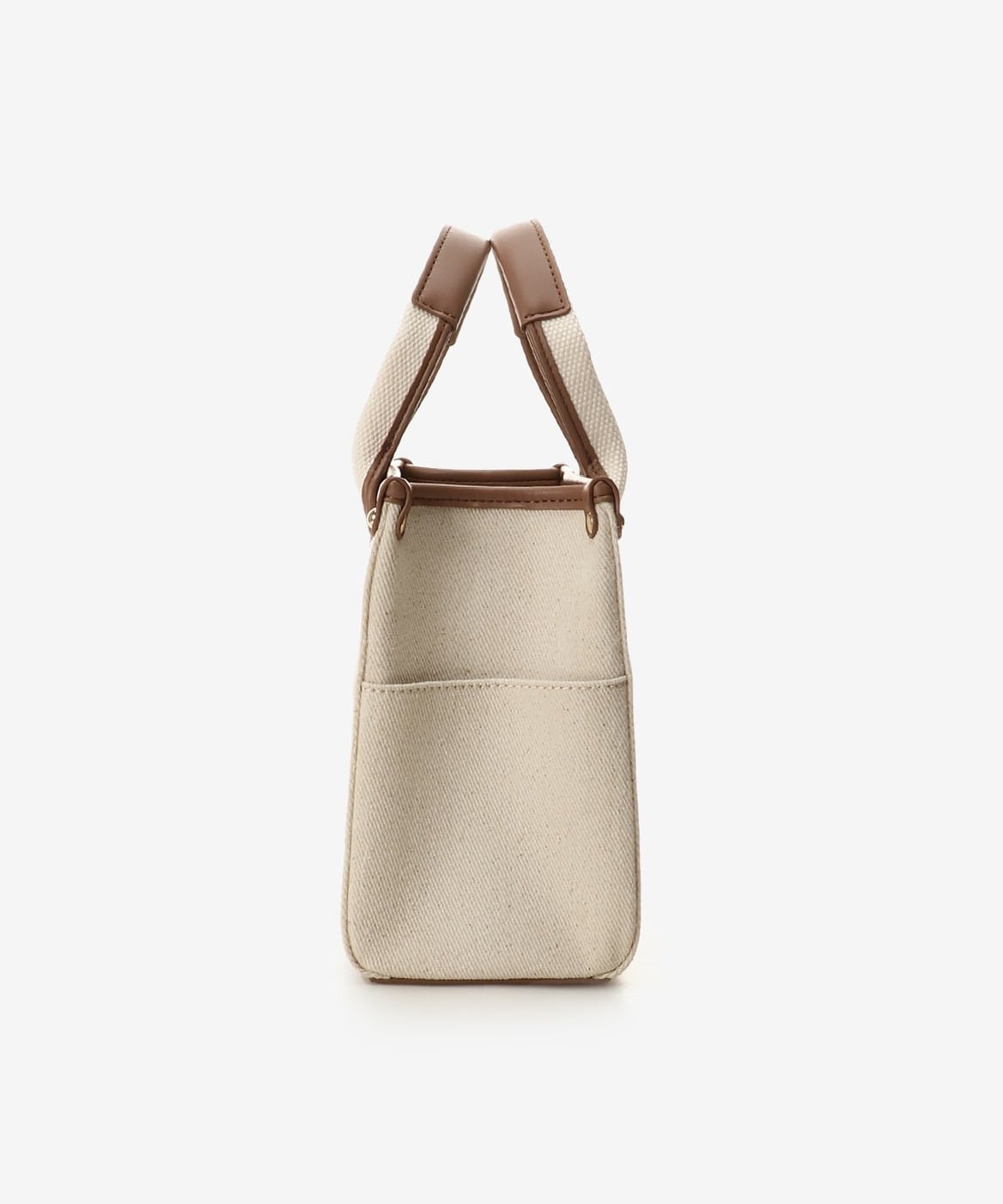 ロゴテープキャンバストートバッグ（小） オフホワイト