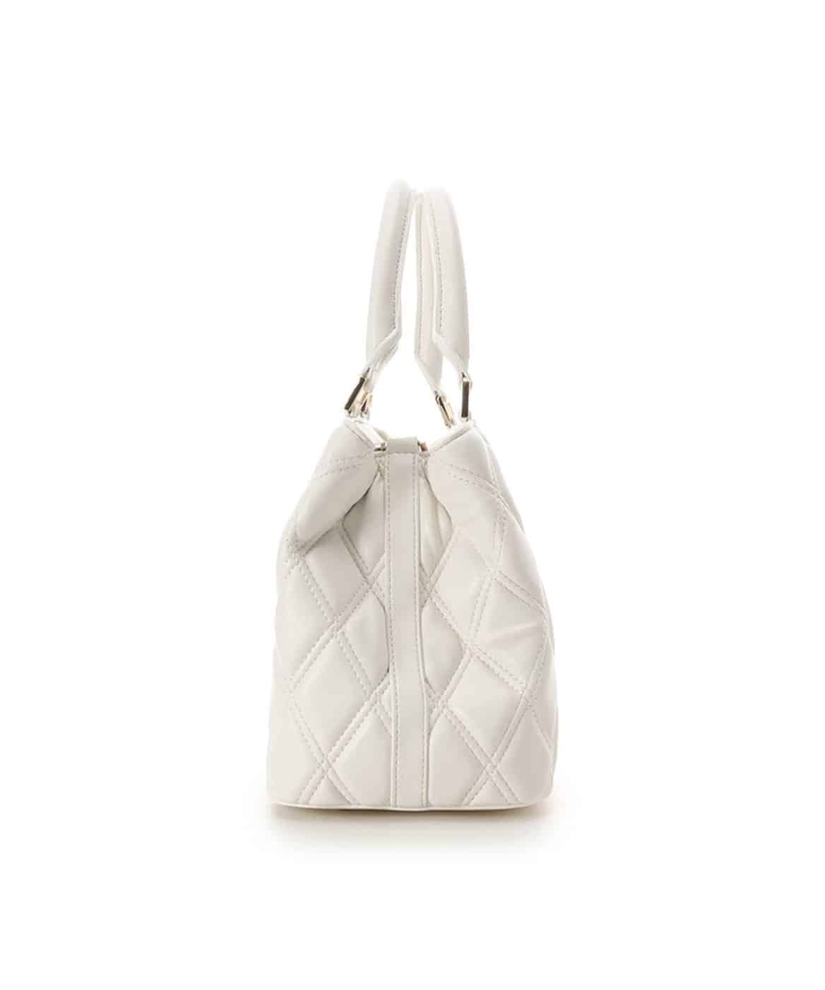 スウィングリボン ２WAYハンドバッグ ホワイト 幅26㎝