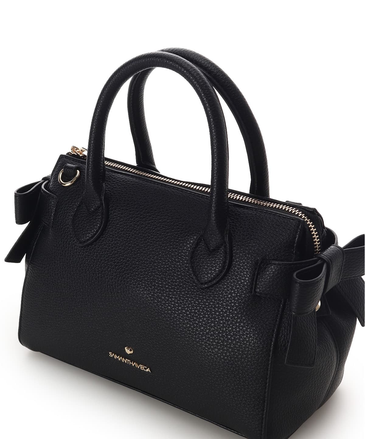 スクエアリボンハンドバッグ