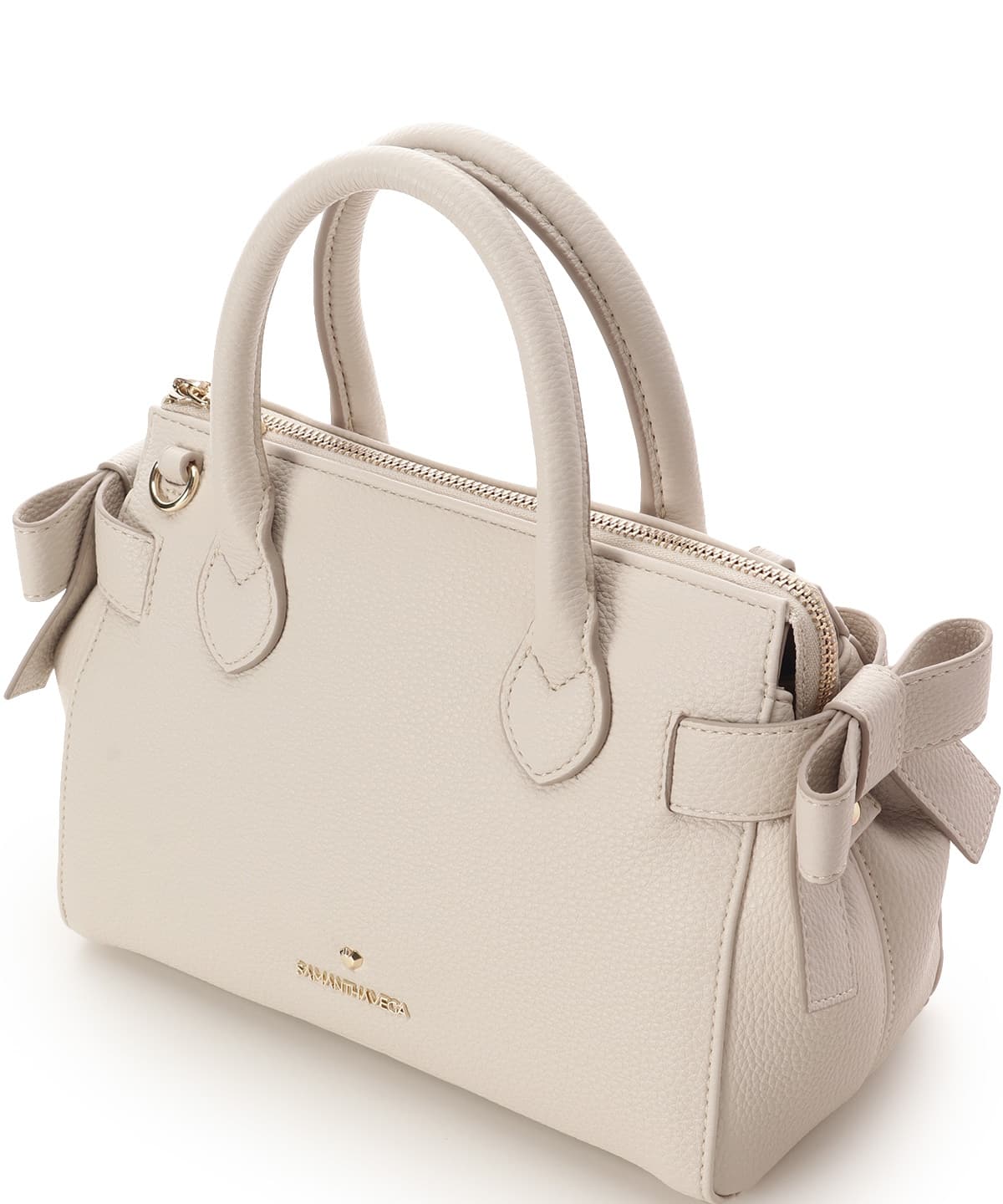 スクエアリボンハンドバッグ