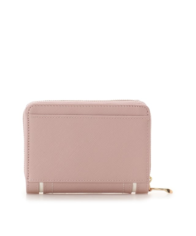 バイカラーリボン 折財布