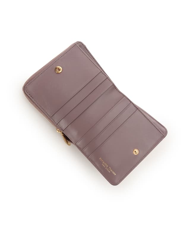 リボンキルト 折財布