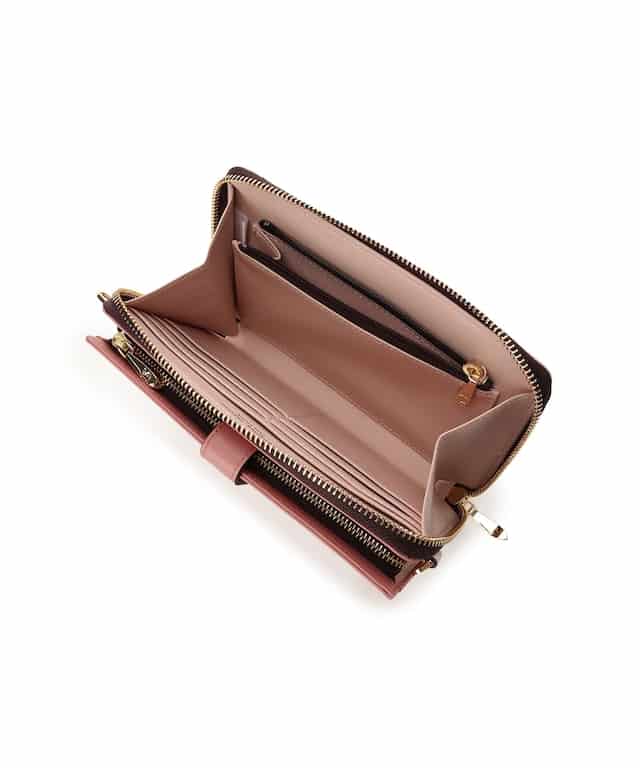 シンプル2wayウォレットショルダーバッグ
