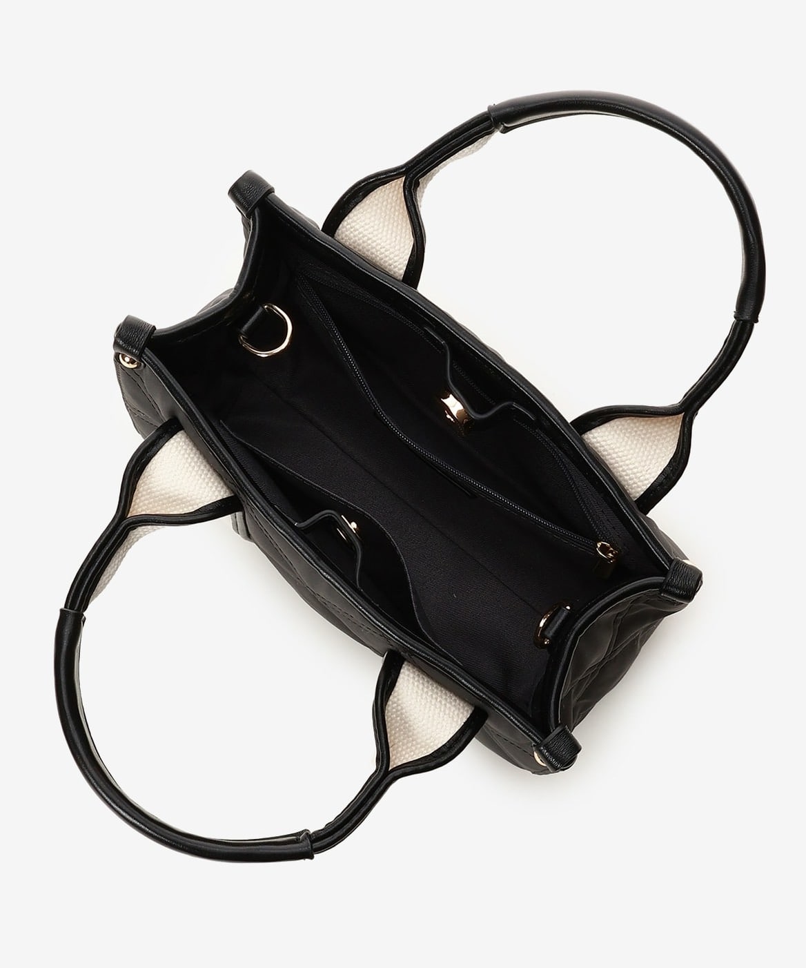 ロゴテープキルティングトートバッグ（ミニ）