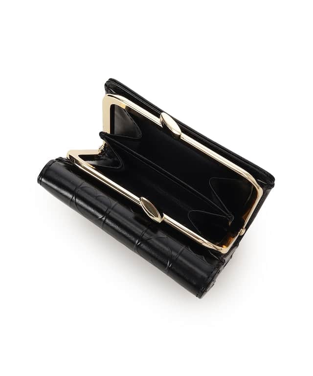 ライクハート 口金折財布