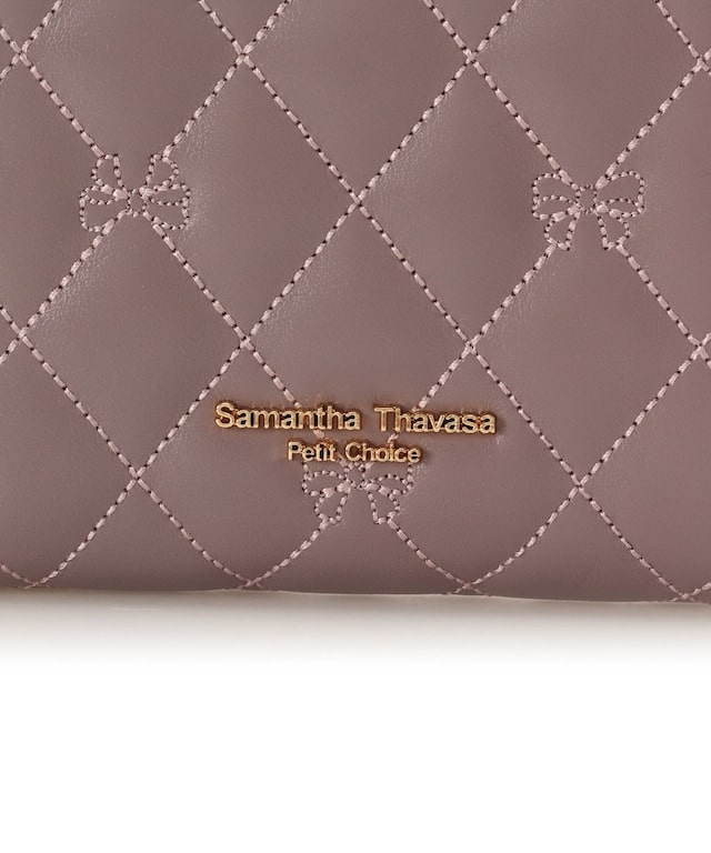 リボンキルト 折財布