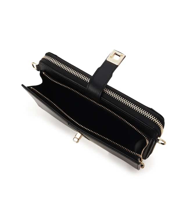 シンプル2wayウォレットショルダーバッグ