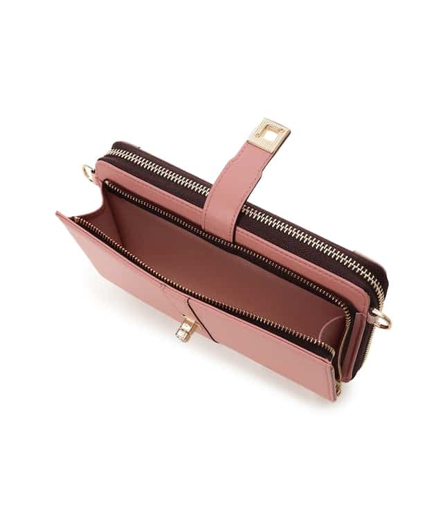 シンプル2wayウォレットショルダーバッグ