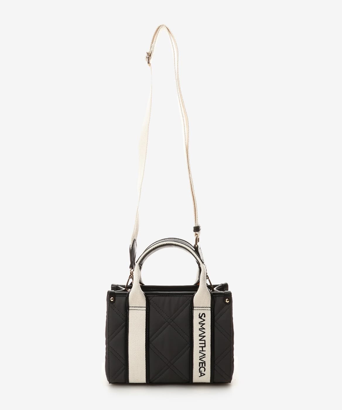 ロゴテープキルティングトートバッグ（ミニ）