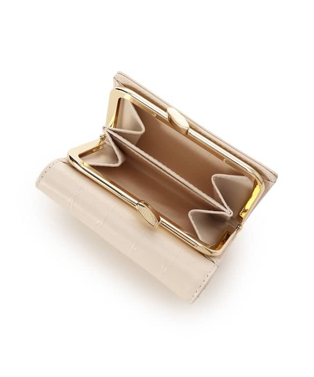 ライクハート 口金折財布