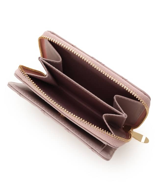 リボンキルト 折財布