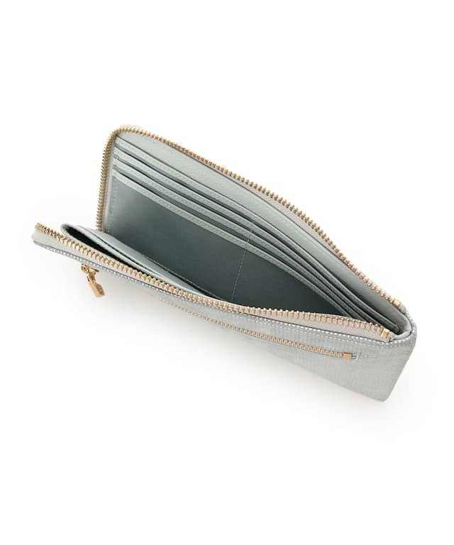 オーロラカラーピッグレザー 長財布