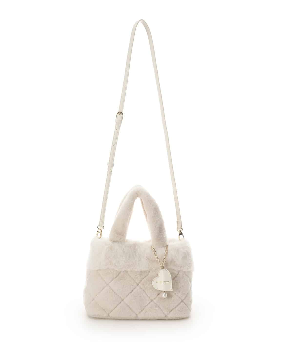 キルティングファーバッグ