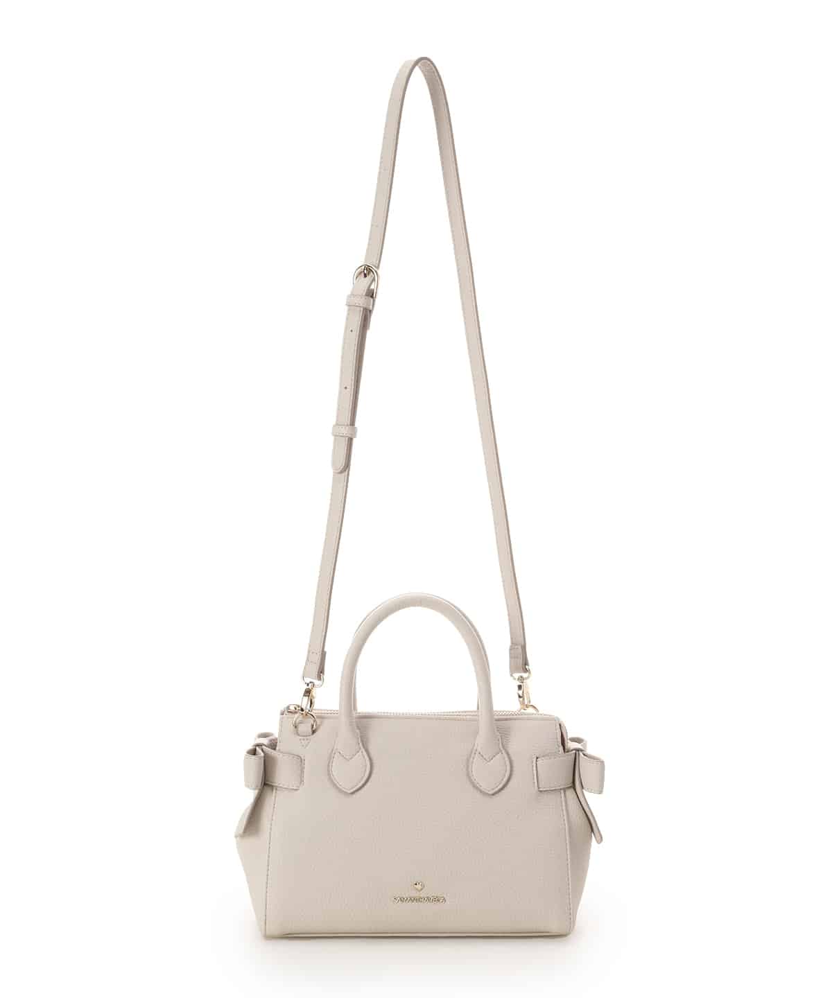 スクエアリボンハンドバッグ