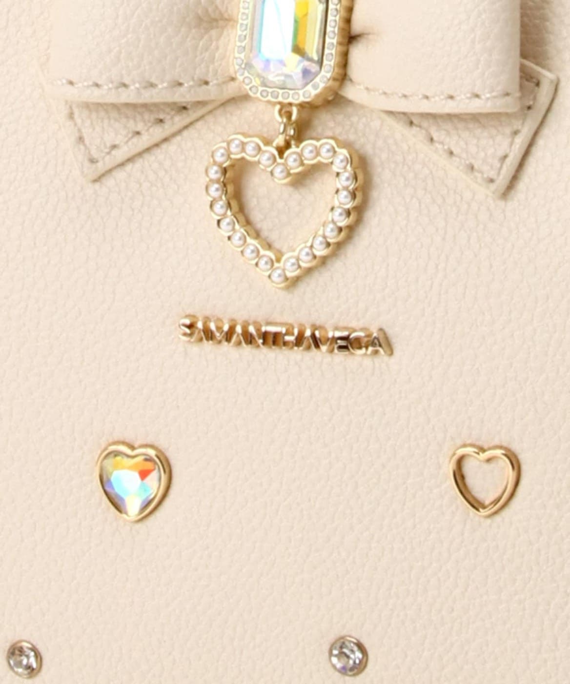 サイドレースアップリボンビジューミニフラッター