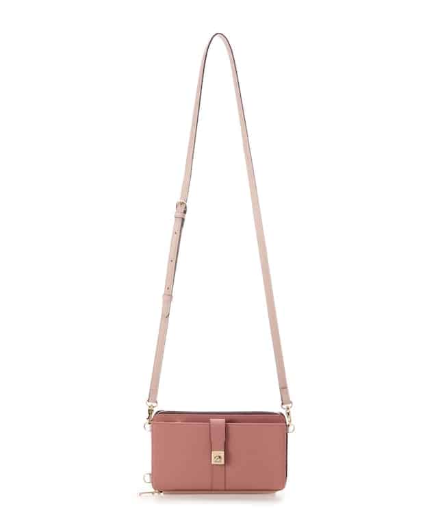 シンプル2wayウォレットショルダーバッグ